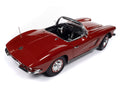 (Pre-Order) 1962 Chevy Corvette Convertible Hemmings Muscle Machines Honduras Maroon Auto World - Big J's Garage