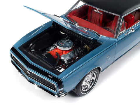 (Pre-Order) 1967 Chevy Camaro Coupe MCACN Nantucket Blue Auto World - Big J's Garage