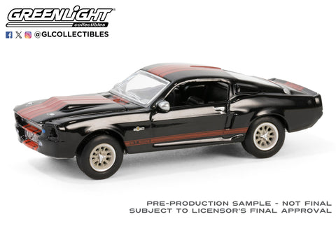 1967 Ford Mustang Eleanor – Raven Black with Red Stripes (Scottsdale 2023) Barrett-Jackson Series 14 Greenlight Collectibles - Big J's Garage