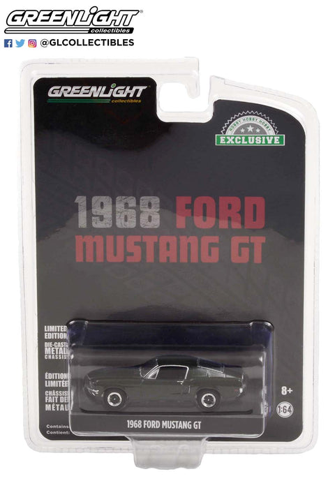 1968 Ford Mustang GT Fastback Highland Green (Hobby Exclusive) Greenlight Collectibles - Big J's Garage