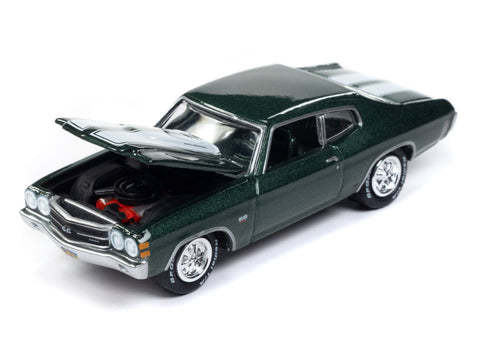 (Pre-Order) 1970 Chevy Chevelle SS John Wick Forest Green Poly Johnny Lightning - Big J's Garage