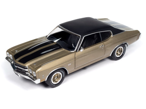 (Pre-Order) 1970 Chevy Chevelle SS MCACN Centenniel Gold Auto World - Big J's Garage