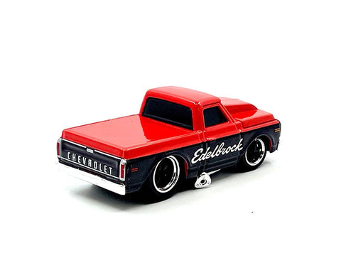 (Pre-Order) 1972 Chevrolet C-10 Pick Up Edelbrock Red With Black Muscle Machines Mijo Exclusives - Big J's Garage