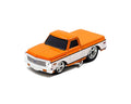 (Pre-Order) 1972 Chevrolet C-10 Pick Up White With Orange Muscle Machines Mijo Exclusives - Big J's Garage