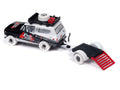 (Pre-Order) 1979 International Scout w/Open Trailer Xtreme Quads Red & Black Johnny Lightning - Big J's Garage