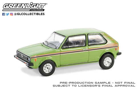 (Pre-Order) 1979 Volkswagen Rabbit – Bali Green Club Vee-Dub Series 19 Greenlight Collectibles - Big J's Garage