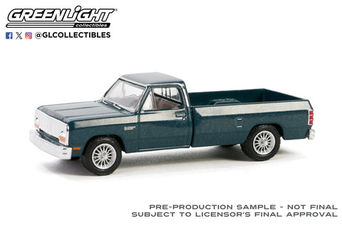 (Pre-Order) 1982 Dodge Ram W250 Power Ram Medium Seaspray Green Metallic Greenlight Collectibles - Big J's Garage