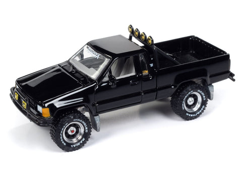 1985 Toyota SR5 Pickup Mystery Matinee (BTTF) Black Johnny Lightning - Big J's Garage