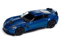 (Pre-Order) 2019 Chevrolet Corvette C7 Z06 with Z07 Performance Package NEW TOOLING Elkhart Lake Blue Metallic Auto World - Big J's Garage