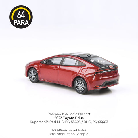 (Pre-Order) 2023 Toyota Prius Supersonic Red LHD Para64 - Big J's Garage