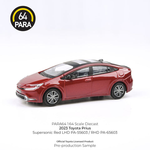 (Pre-Order) 2023 Toyota Prius Supersonic Red RHD Para64 - Big J's Garage