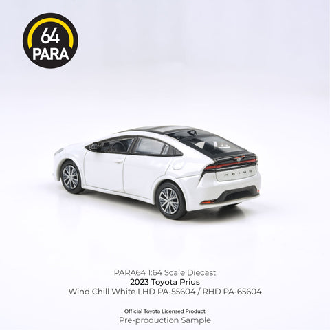 (Pre-Order) 2023 Toyota Prius Wind Chill White RHD Para64 - Big J's Garage