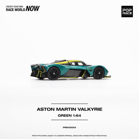 (Pre-Order) Aston Martin Valkyrie Green Pop Race - Big J's Garage