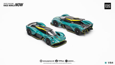 (Pre-Order) Aston Martin Valkyrie Green Pop Race - Big J's Garage