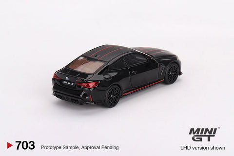 (Pre-Order) BMW M4 CSL Black Sapphire Mini GT Mijo Exclusives - Big J's Garage