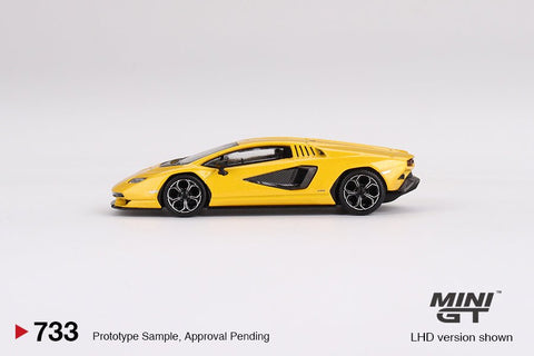 (Pre-Order) Lamborghini Countach LPI 800-4 – New Giallo Orion Mini GT Mijo Exclusives - Big J's Garage