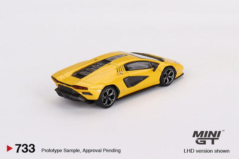 (Pre-Order) Lamborghini Countach LPI 800-4 – New Giallo Orion Mini GT Mijo Exclusives - Big J's Garage