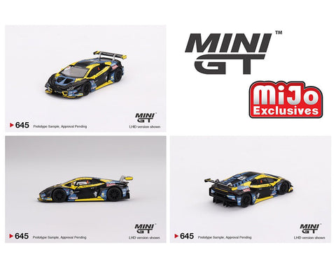 (Pre-Order) Lamborghini Huracan GT3 EVO #4 2022 Macau GP Mini GT Mijo Exclusives - Big J's Garage