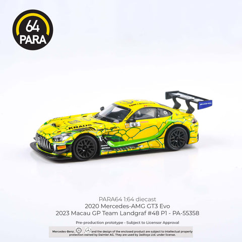 (Pre-Order) Mercedes-AMG GT3 Evo 2023 Macau GP Team Landgraf #48 P1 Para64 - Big J's Garage