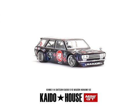 (Pre-Order) Nissan Datsun Kaido 510 Wagon Hanami V3 Kaido House x Mini GT - Big J's Garage