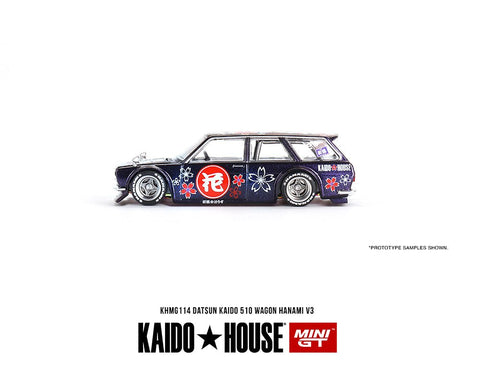 (Pre-Order) Nissan Datsun Kaido 510 Wagon Hanami V3 Kaido House x Mini GT - Big J's Garage