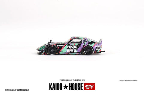 (Pre-Order) Nissan Fairlady Z HKS V1 Kaido House x Mini GT - Big J's Garage