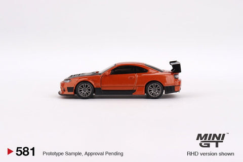 (Pre-Order) Nissan Silvia S15 D-MAX Metallic Orange Mini GT Mijo Exclusive - Big J's Garage