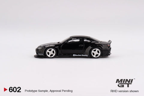 (Pre-Order) Nissan Silvia (S15) Rocket Bunny Black Pearl Mini GT Mijo Exclusive - Big J's Garage