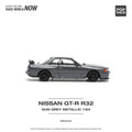 (Pre-Order) Nissan Skyline GT-R R32 Gunmetal Grey Metallic Pop Race - Big J's Garage