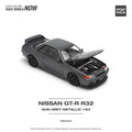 (Pre-Order) Nissan Skyline GT-R R32 Gunmetal Grey Metallic Pop Race - Big J's Garage