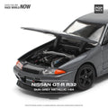 (Pre-Order) Nissan Skyline GT-R R32 Gunmetal Grey Metallic Pop Race - Big J's Garage