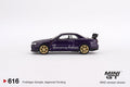 (Pre-Order) Nissan Skyline GT-R R34 Tommykaira R-z Midnight Purple Mini GT Mijo Exclusives - Big J's Garage