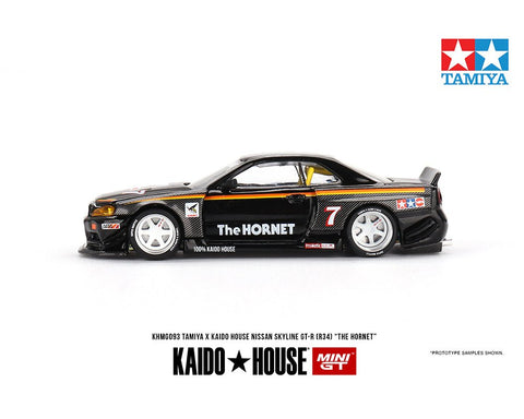 (Pre-Order) Nissan Skyline GT-R(R34) Tamiya "The Hornet" Kaido House x Mini GT - Big J's Garage