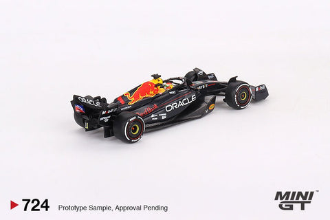 (Pre-Order) Oracle Red Bull Racing RB19 #1 Max Verstappen 2023 Formula 1 2023 Bahrain GP Winner Mini GT Mijo Exclusives - Big J's Garage