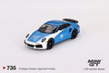 (Pre-Order) Porsche 911 Turbo S Safety Car 2023 IMSA Daytona 24 Hours – Blue Mini GT Mijo Exclusives - Big J's Garage