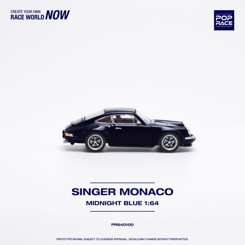 (Pre-Order) Porsche Singer Monaco Midnight Blue Pop Race - Big J's Garage