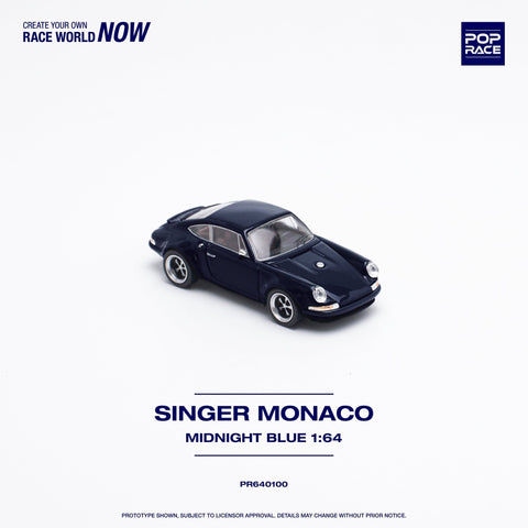 (Pre-Order) Porsche Singer Monaco Midnight Blue Pop Race - Big J's Garage