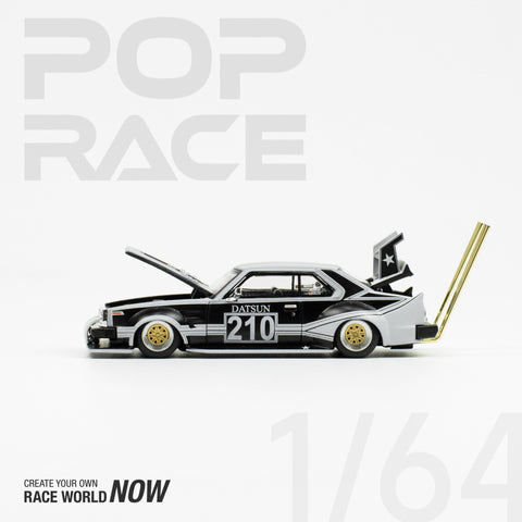 (Pre-Order) Skyline C210 Kaido Racer - Bosozoku Style Matte Black Pop Race - Big J's Garage