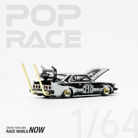 (Pre-Order) Skyline C210 Kaido Racer - Bosozoku Style Matte Black Pop Race - Big J's Garage