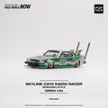 (Pre-Order) Skyline C210 Kaido Racer - Bosozoku Style Silver/Green Pop Race - Big J's Garage