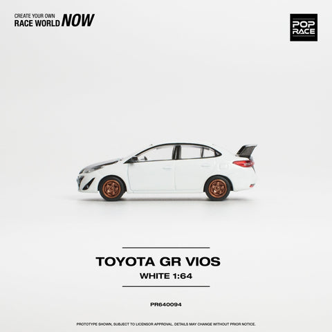 (Pre-Order) Toyota GR Vios White With Carbon Pop Race - Big J's Garage