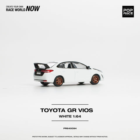 (Pre-Order) Toyota GR Vios White With Carbon Pop Race - Big J's Garage