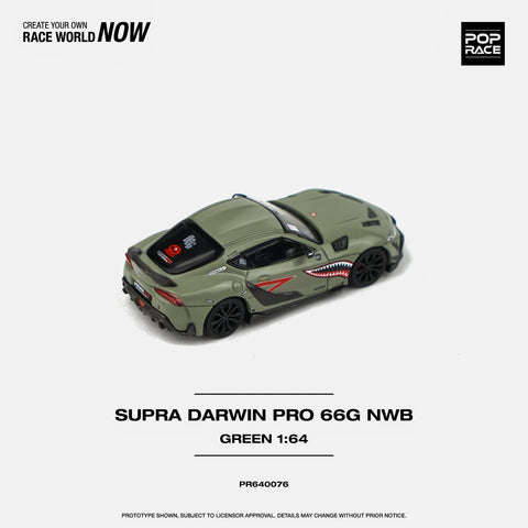 (Pre-Order) Toyota Supra A90 Darwin Pro 66G NWB Sharkmouth Pop Race - Big J's Garage