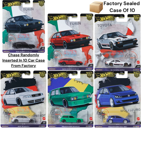 (Pre-Order) World Tour Hot Wheels Car Culture Premium Assortment 10 Car Factory Sealed Case - Big J's Garage