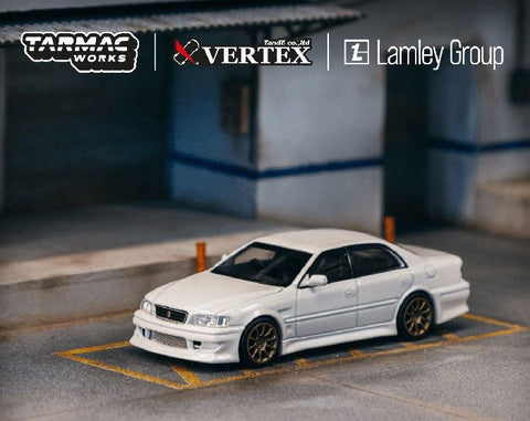 Toyota Chaser JZX100 White Vertex Global 64 Lamley Group Tarmac Works - Big J's Garage